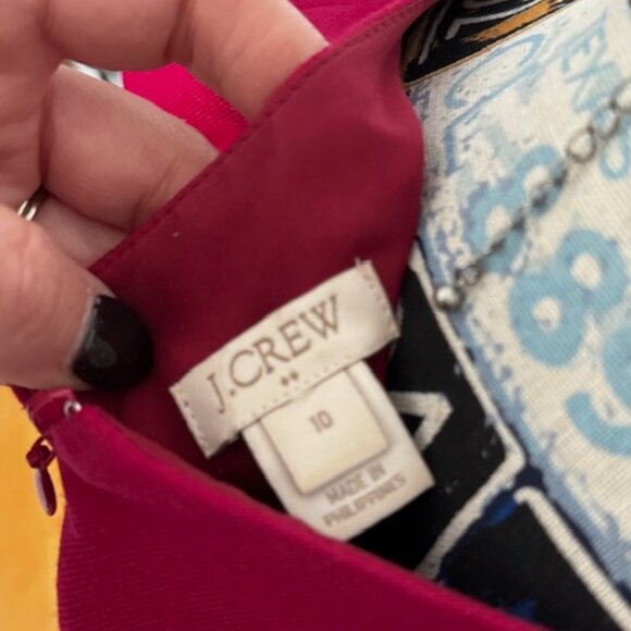 J. Crew Raspberry Dress - Picture 3 of 3